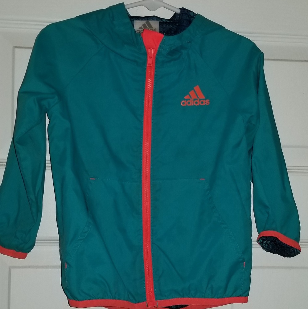 Adidas toddler wind breaker jacket size 2T